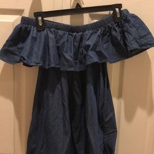 off the shoulder dress